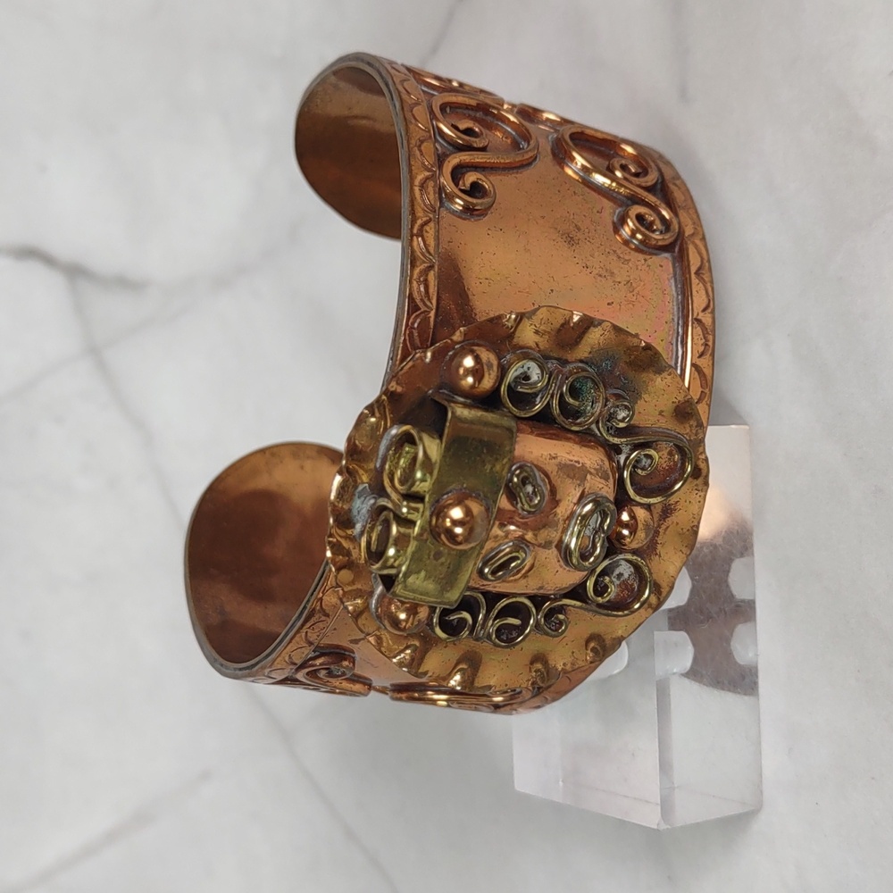 Artisan Crafted Copper Cuff Bracelet